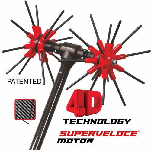 Olive harvester Palm urchin 12V DC - 2,4m X.Quattro Superveloce Agrotechnic