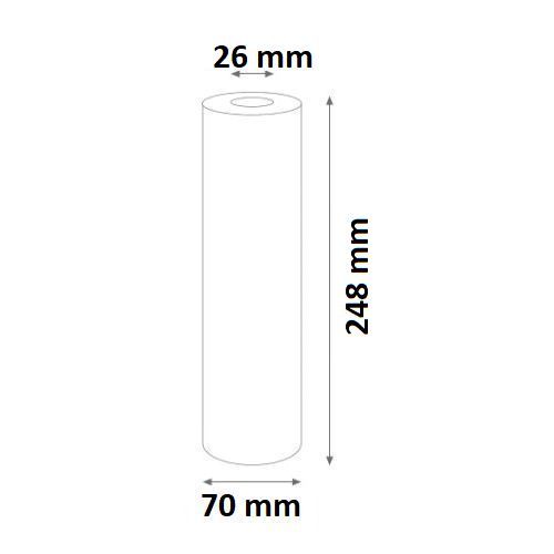 Ανταλλακτικό Φίλτρο Ενεργού Άνθρακα CB-EC CYST 10 SX 1μm 10