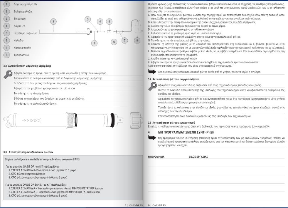 filtro antistrofis osmosis atlas filtri oasis dp 4