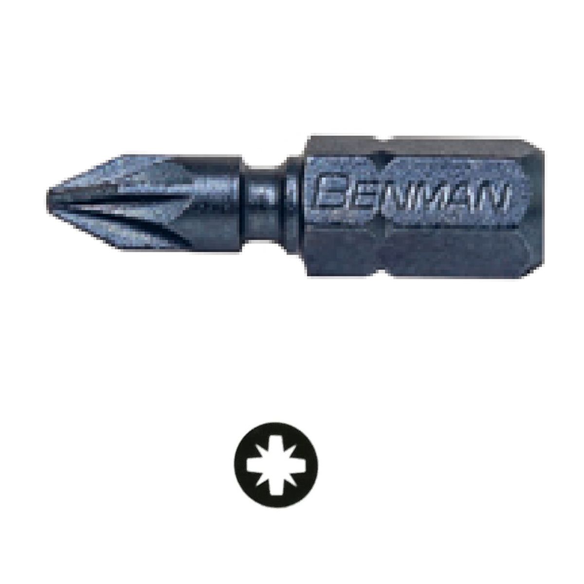 Μύτη Σταυρού V5 Steel PZ 1x25mm 75013 Benman