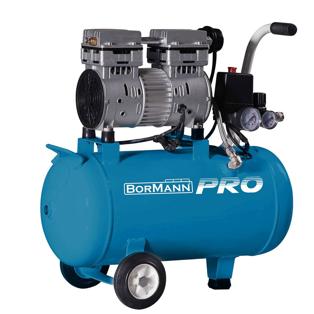 Αεροσυμπιεστής Oil Less 25lt - 0.75hp BAT5080 030850 Bormann της σειράς Pro.