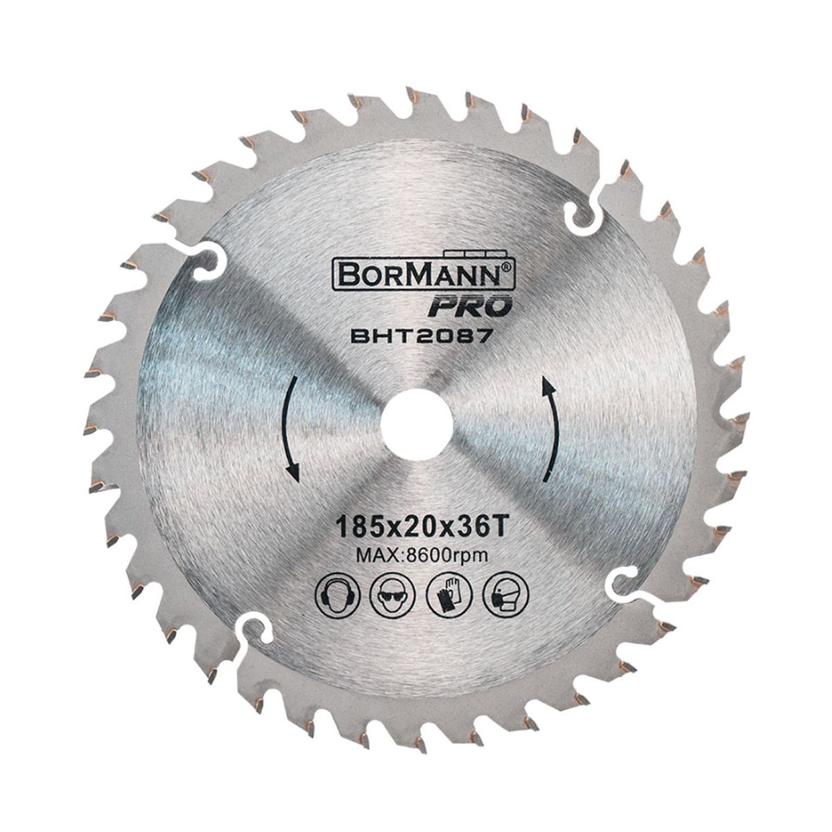 ΔΙΑΜΑΝΤΟΔΙΣΚΟΣ ΞΥΛΟΥ FAST CUT Φ185x20mm 36Z BHT2087 044116 BORMANN Pro