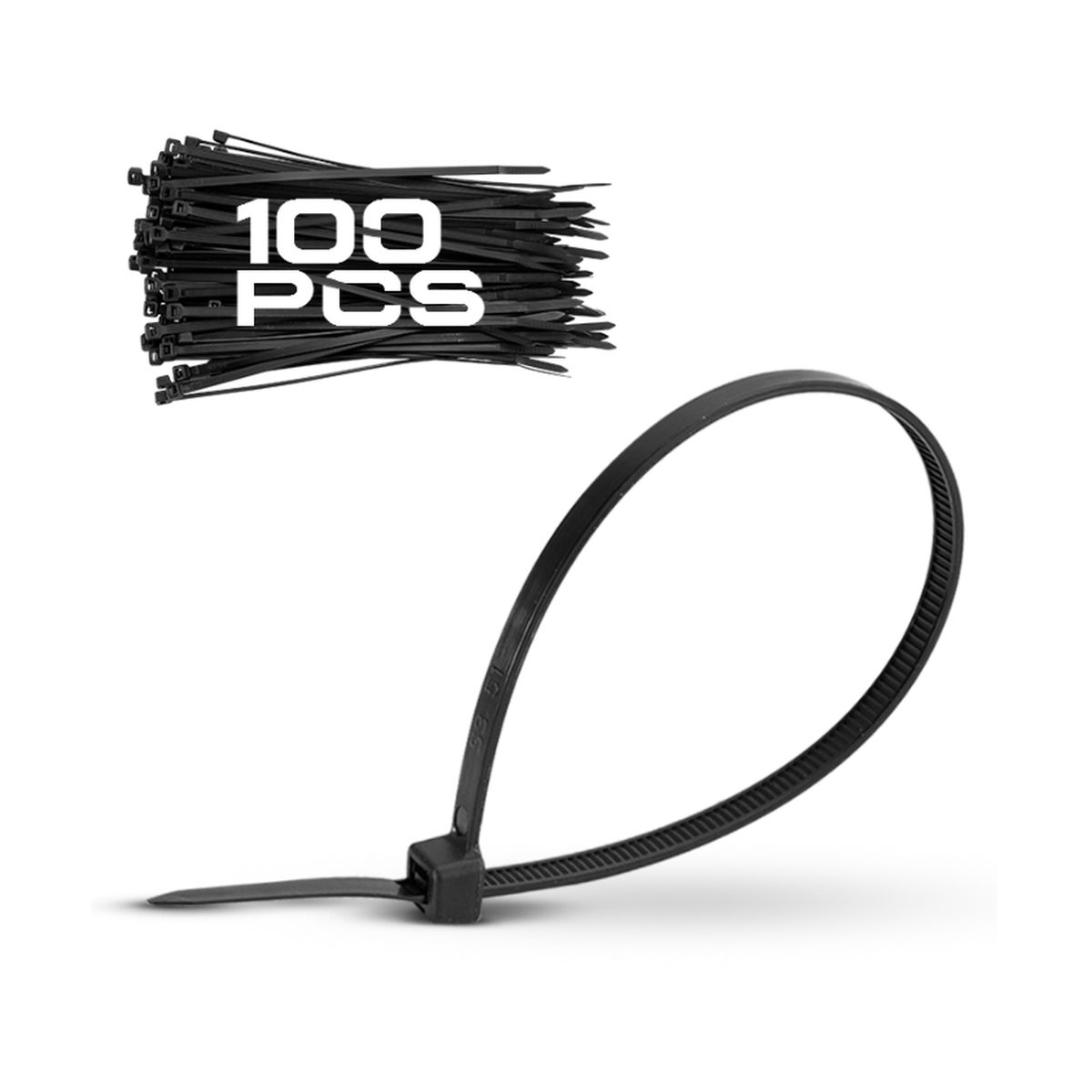 ΔΕΜΑΤΙΚΑ ΚΑΛΩΔΙΩΝ 2.5*140mm ΜΑΥΡA 100τεμ. BCR5042 050292 BORMANN Pro