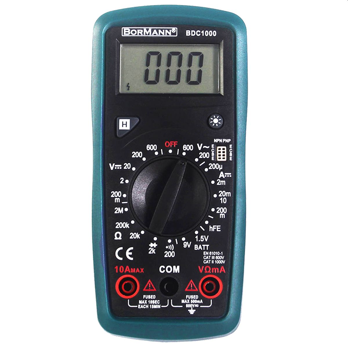 Πολύμετρο Ψηφιακό AC/DC 200V BDC1000 028420 Bormann 