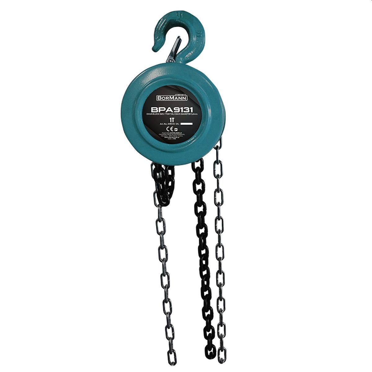 Παλάγκο Αλυσίδας 2Τ, 3m, Διάμετρος Αλυσίδας 5.6mm BPA9231 049333 Bormann Pro