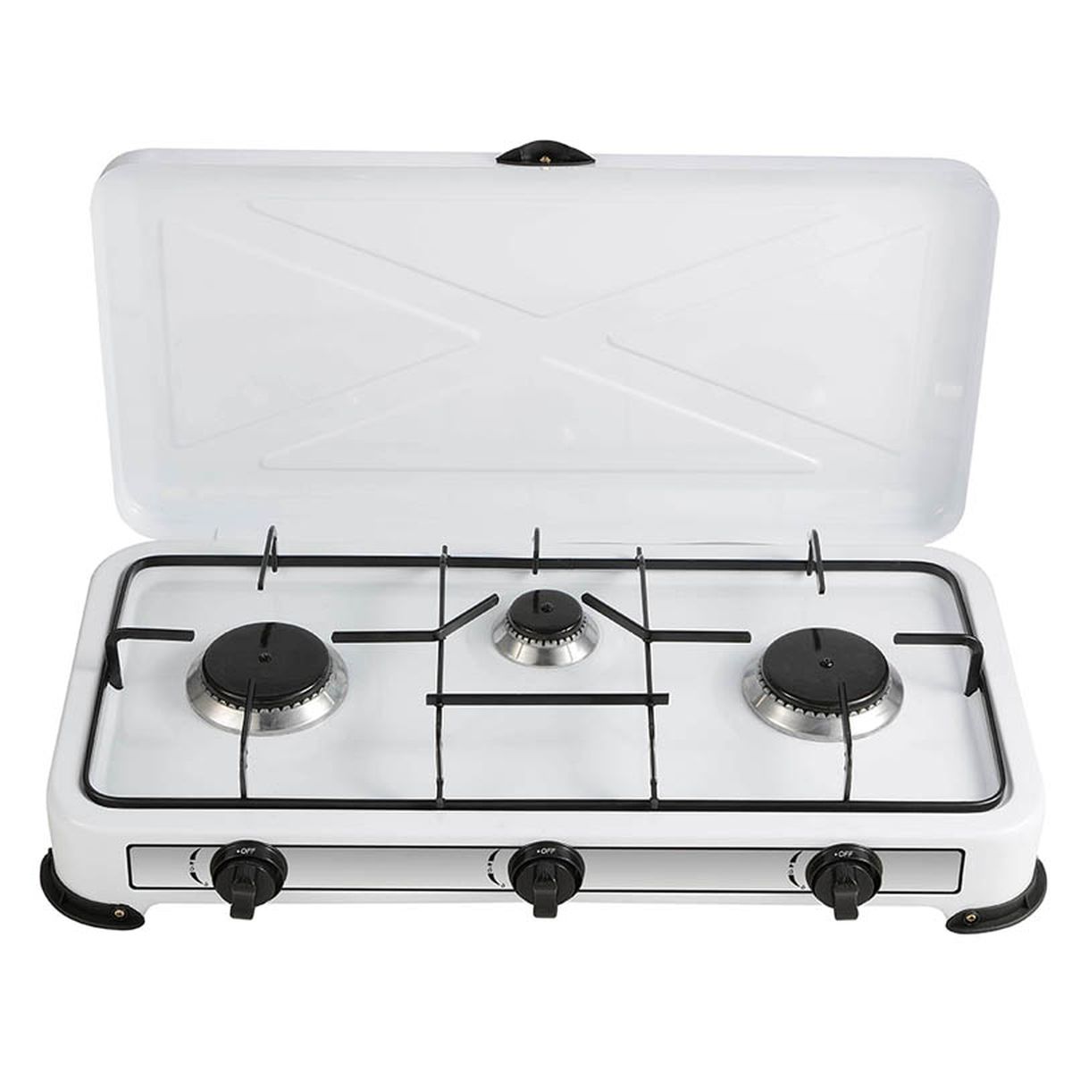 Εστία Υγραερίου Τριπλή 2 x 1,1W + 1 x 0,7W BLG5400 022329 Bormann