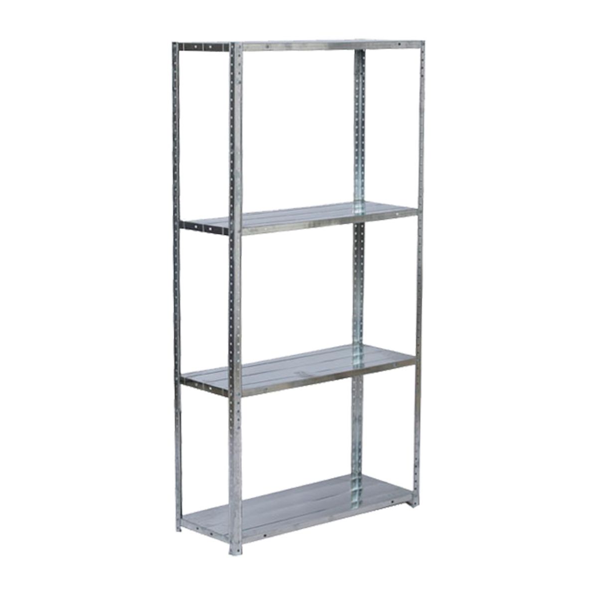 Galvanized shelf with 4 shelves BSR1600 023333 Bormann