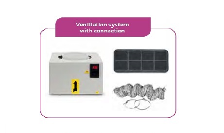 Ντουλάπες Ασφαλείας Χημικών (PVC) με Προετοιμασία για Σύστημα Φίλτρων 600X600X1600mm