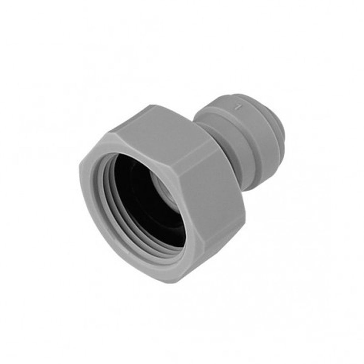 Ταχυσύνδεσμος Ίσιος Κούμπωμα για Σωληνάκι σε Θηλυκό Σπείρωμα DMfit