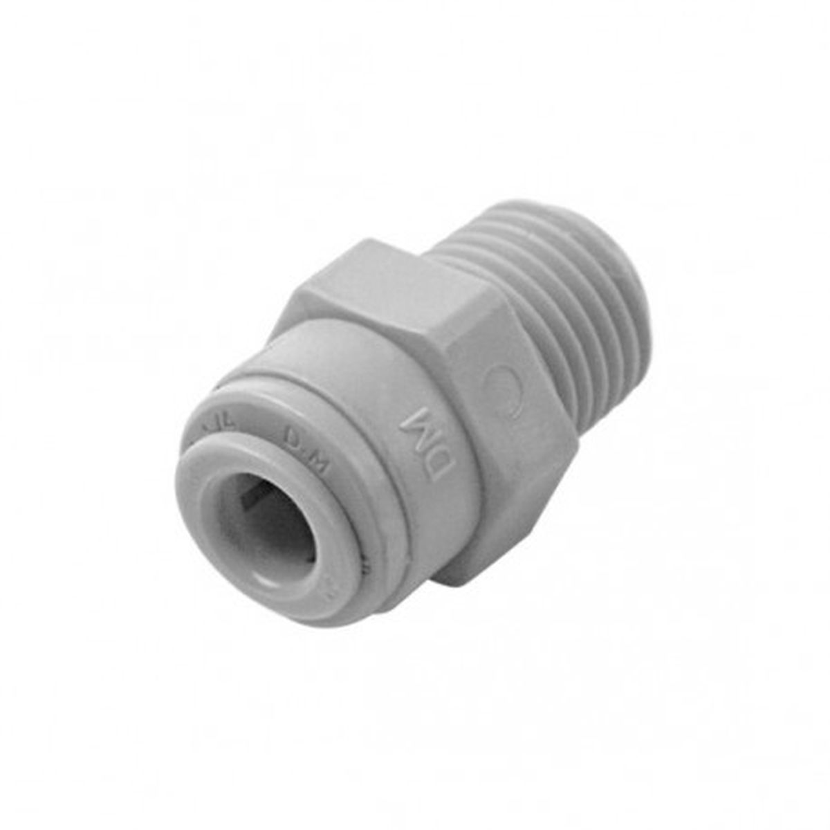 Ταχυσύνδεσμος Ίσιος Κούμπωμα για Σωληνάκι σε Αρσενικό Σπείρωμα DMfit