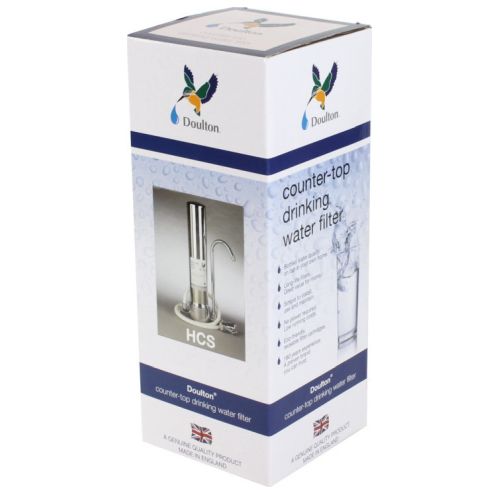 Φίλτρο Νερού Άνω Πάγκου Doulton HCS Inox με Ανταλλακτικό Φίλτρο Ultracarb 0,5μm 