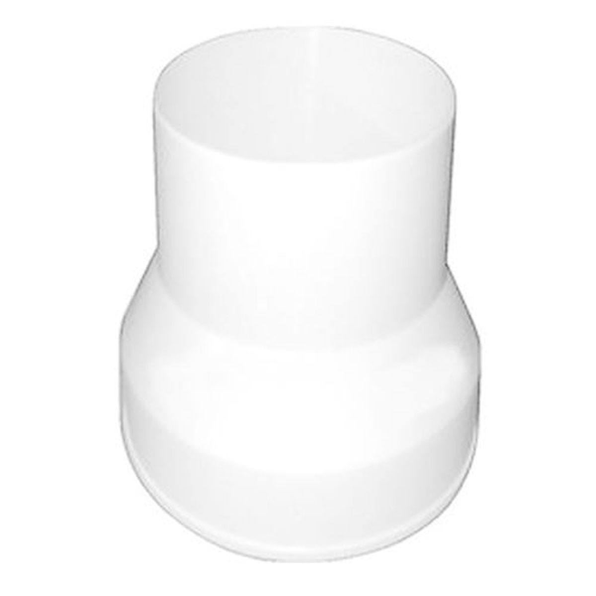 Συστολή Απορροφητήρα PVC Λευκή Φ125/Φ100 Drivaplast