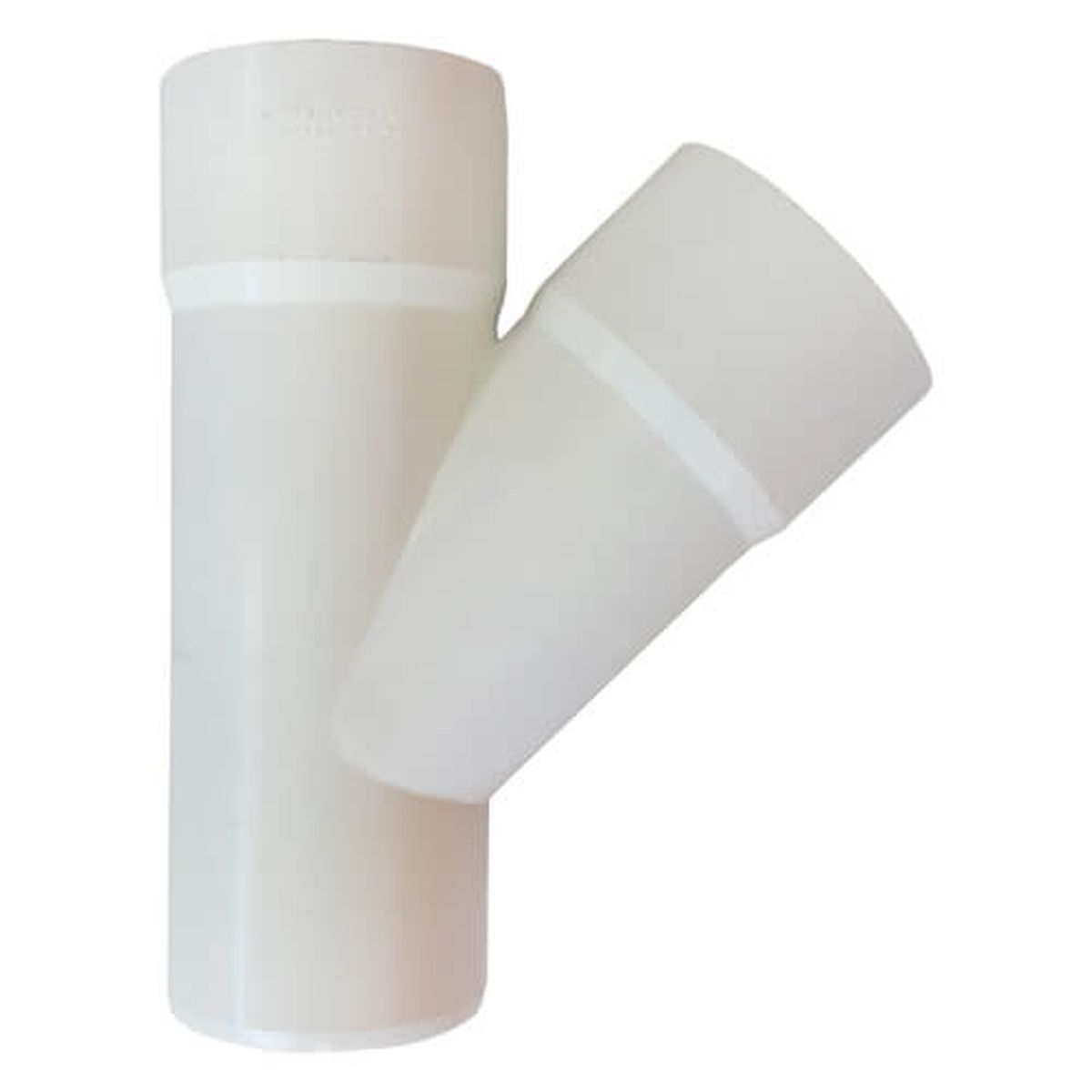 Ημιτάφ Αποχέτευσης PVC Λευκό Φ75 45º Drivaplast