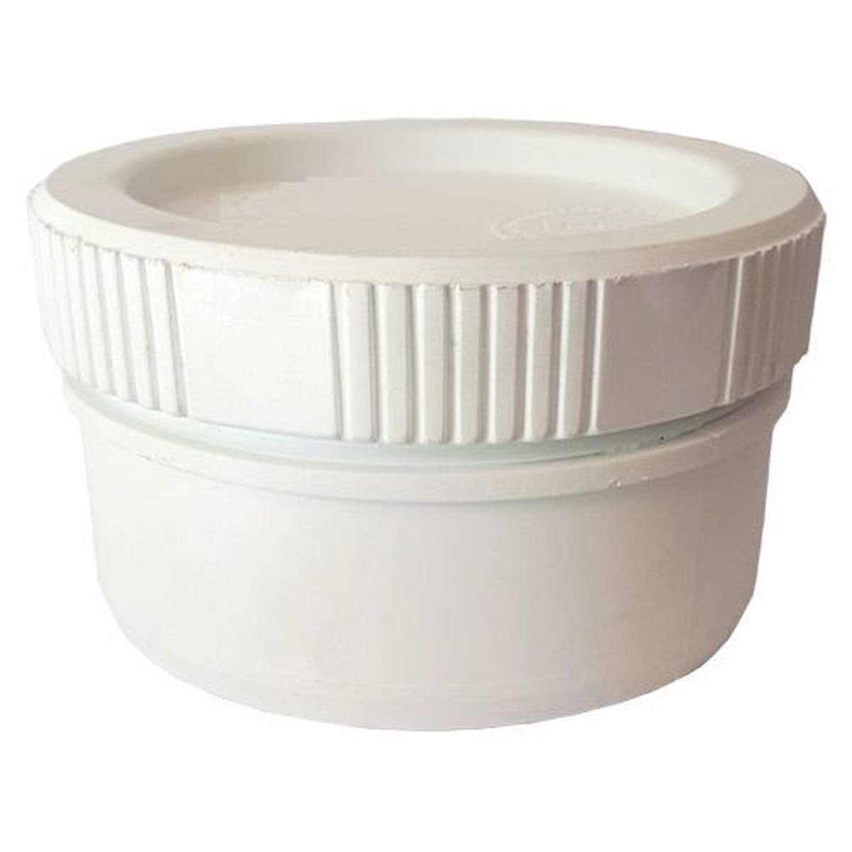 Τάπα Καθαρισμού Αποχέτευσης PVC Λευκή με Λάστιχο Φ32 Drivaplast