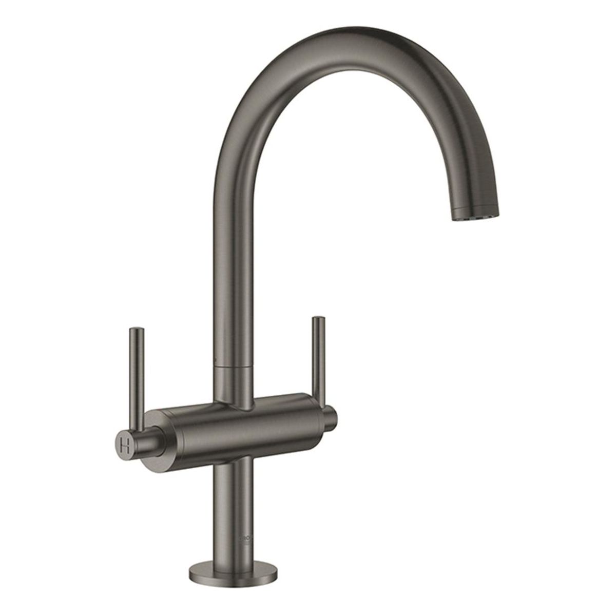 Μπαταρία Νιπτήρα Atrio Brushed Hard Graphite 21022AL3 Grohe