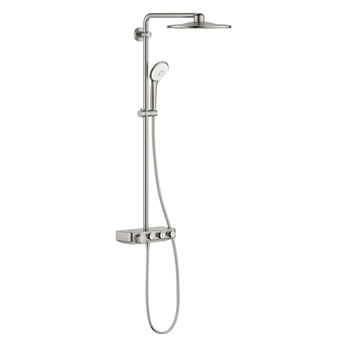 Τηλέφωνο Rainshower Smartactive 3 Ροών Brushed Cool Sunrise 26574GN0 Grohe