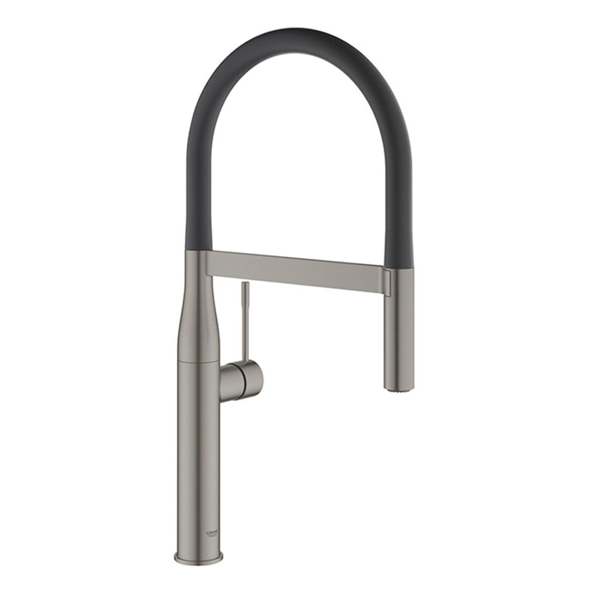 Μπαταρία Κουζίνας Essence Professional Με Ελατήριο Brushed Hard Graphite 39577000 Grohe