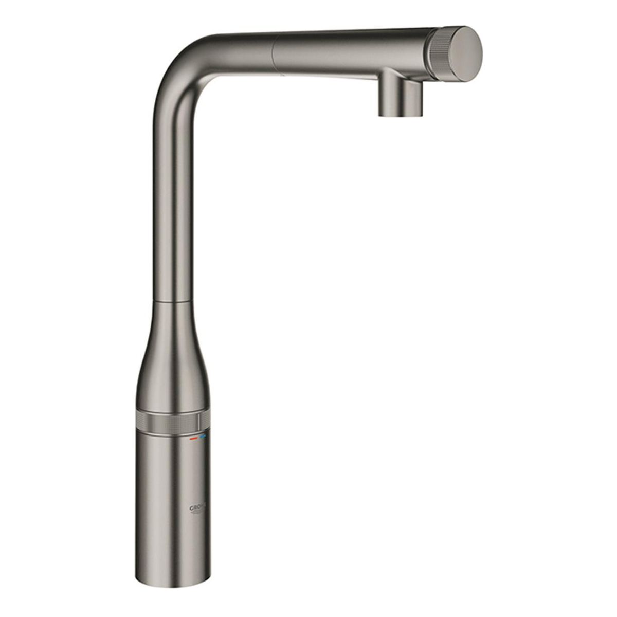 Μπαταρία Κουζίνας Essence Smartcontrol L-spout Pull-out Brushed Hard Graphite 31615AL0 Grohe