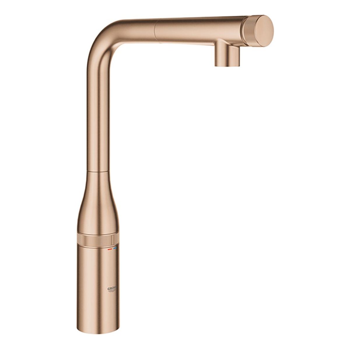 Μπαταρία Κουζίνας Essence Smartcontrol L-spout Pull-out Brushed Warm Sunset 31615DL0 Grohe