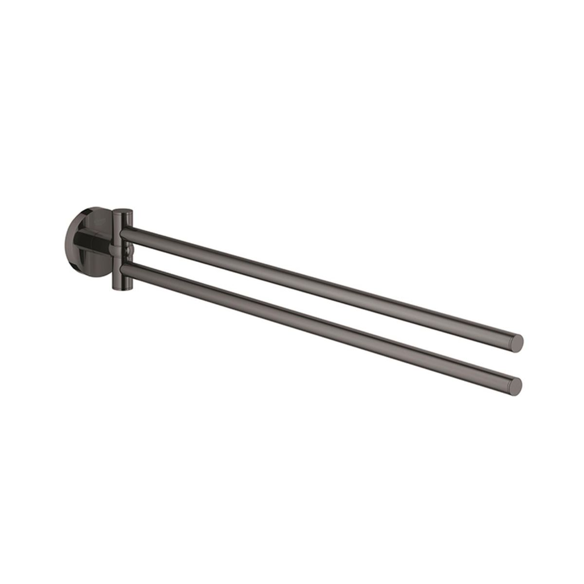 Πετσετοκρεμάστρα Διπλή Essentials 45 Εκ. Hard Graphite 40371A01 Grohe