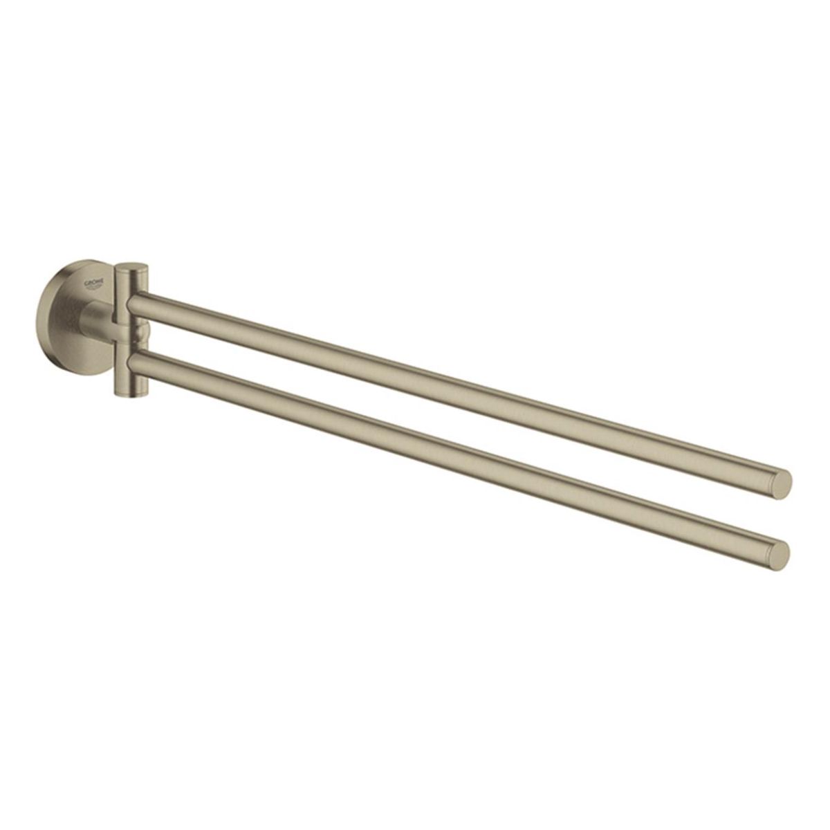 Πετσετοκρεμάστρα Διπλή Essentials 45 Εκ. Brushed Nickel 40371EN1 Grohe