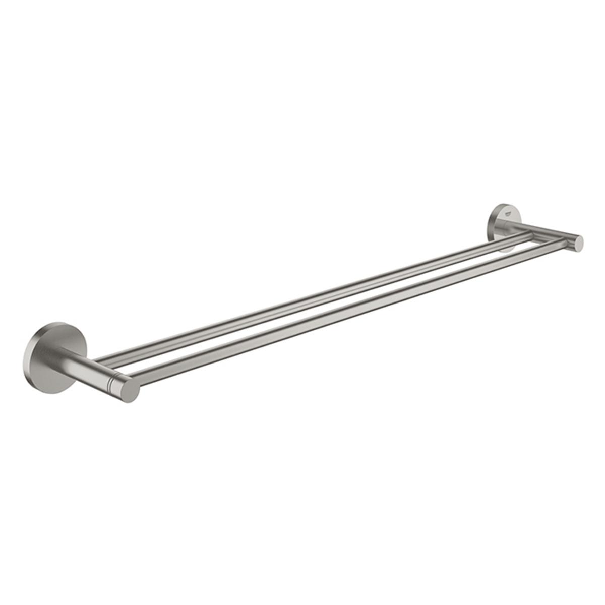 Πετσετοκρεμάστρα Διπλή Essentials 65,4 Εκ. Super Steel 40802DC1 Grohe