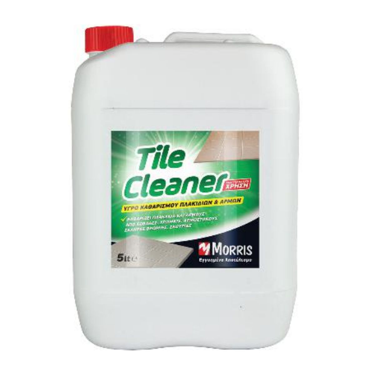 Καθαριστικό Υγρό Πλακιδίων Tile Cleaner 5Lt Morris 37005