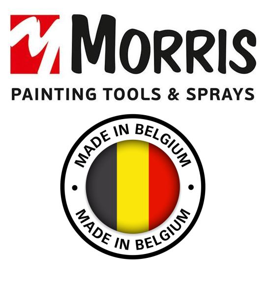 morris logo made in belgium