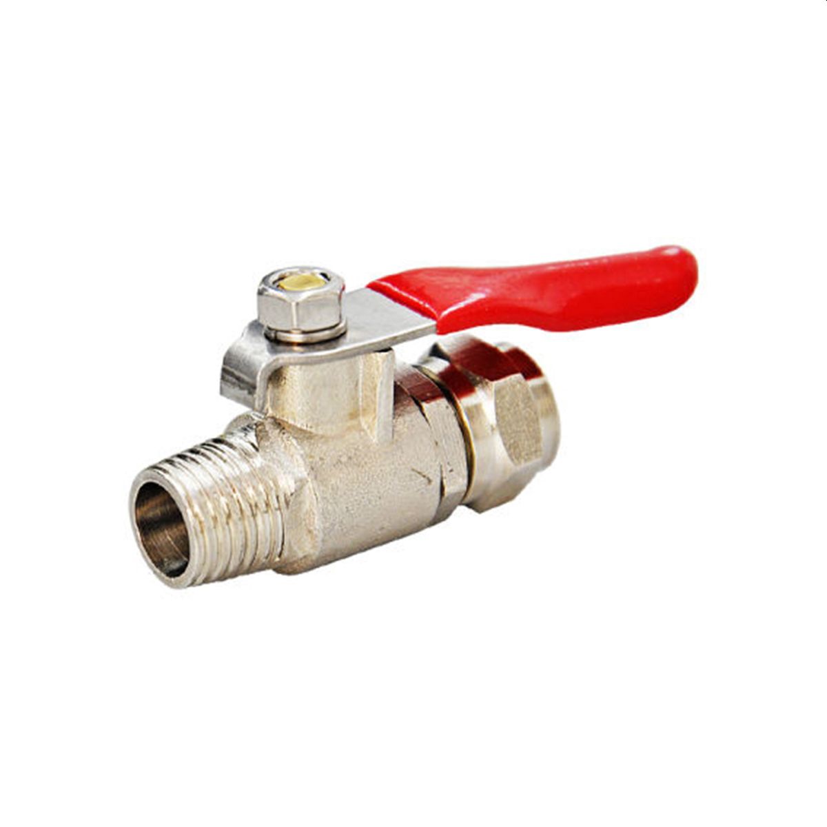 Ορειχάλκινο Βανάκι Γραμμής – Ταχυσύνδεσμος In Line Κούμπωμα σε Αρσενικό Σπείρωμα για Φίλτρα Νερού 