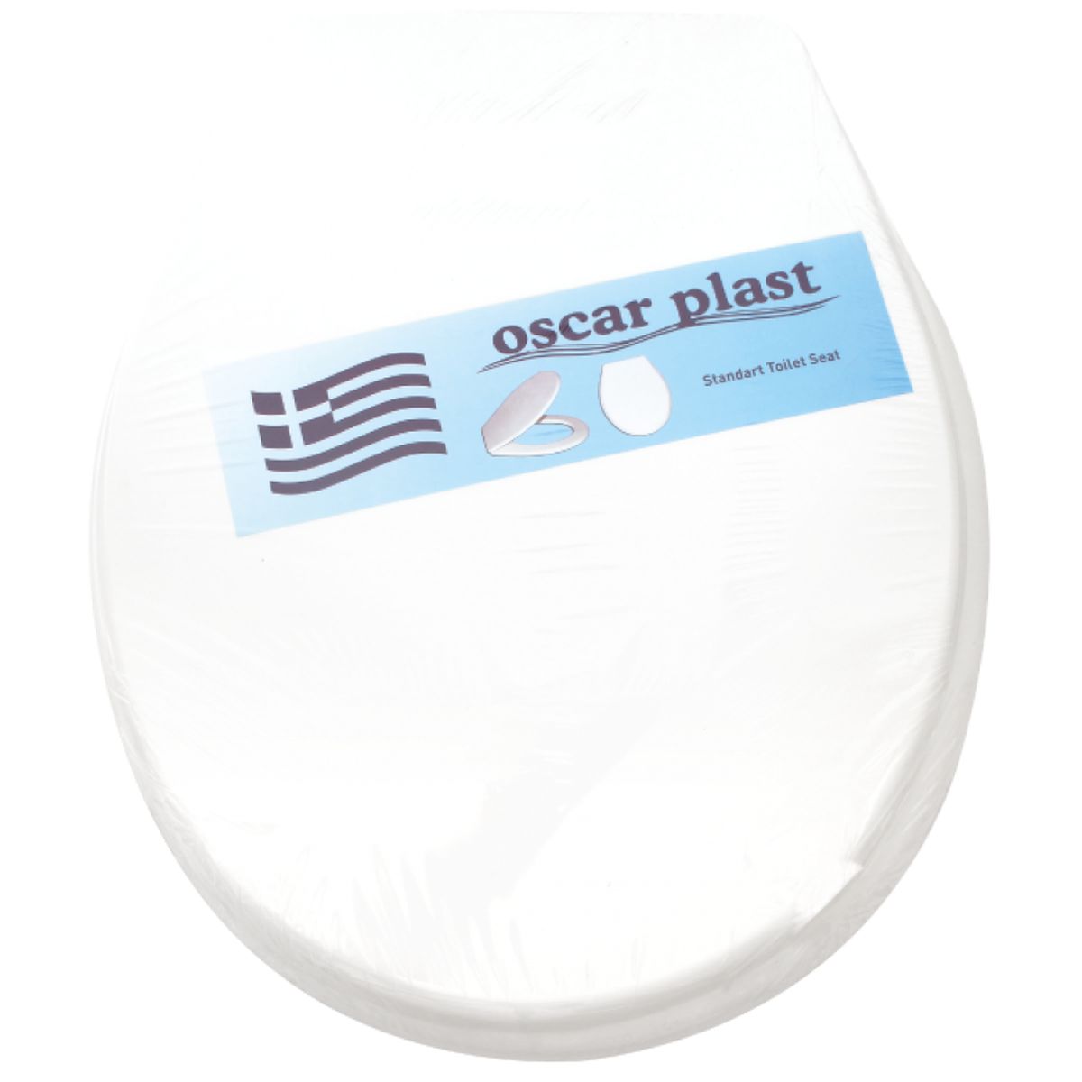 Κάλυμμα Λεκάνης Λευκό Oscar Plast 20-0800