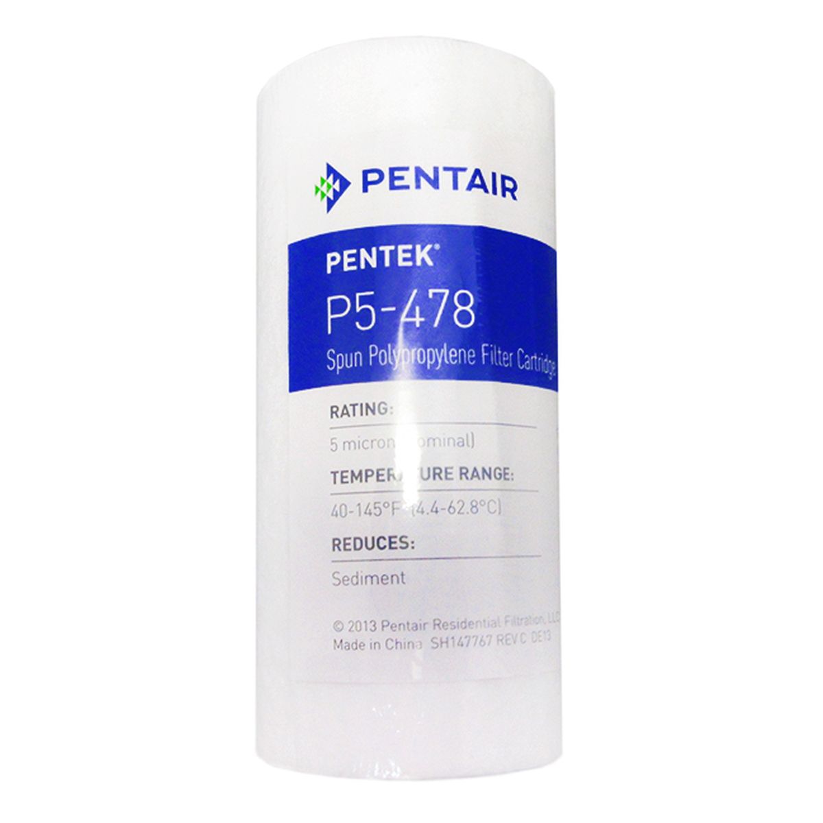 Ανταλακτικό Φίλτρο Κεντρικής Παροχής 5μm POLYPROPYLENE 5″ P5-478 PENTAIR
