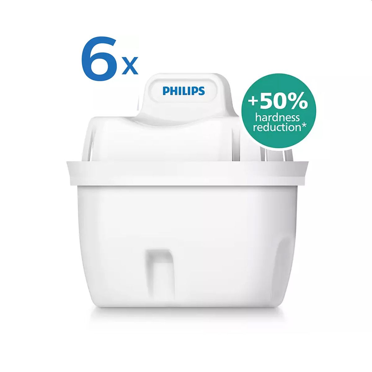 Ανταλλακτικό Φίλτρο Κανάτας Micro X-Clean Αποσκλήρυνσης 6τμχ AWP230P6 Philips 