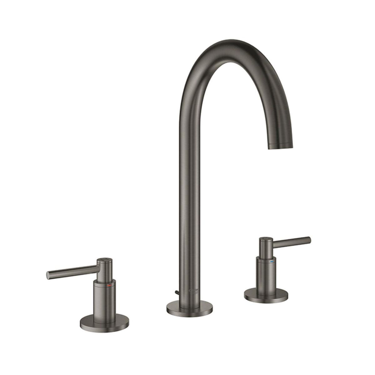 Μπαταρία 3 Οπών Atrio Brushed Hard Graphite 20009AL3 Grohe