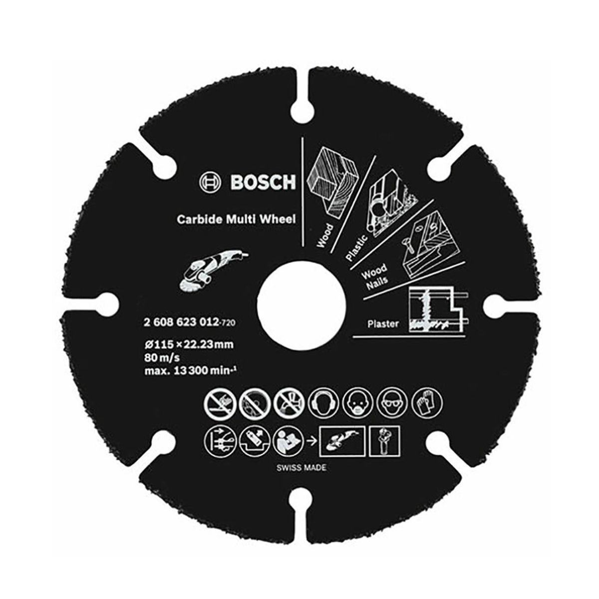 Δίσκος κοπής Multi Wheel 115mm 2608623012 BOSCH