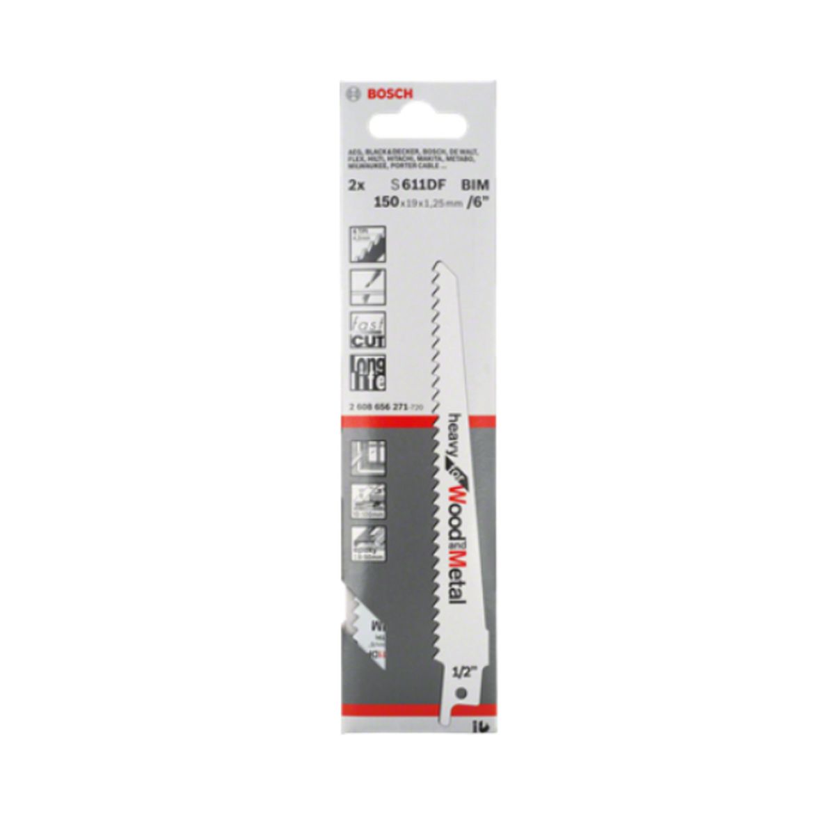 Πριονόλαμες σετ 5τμχ 2608656258 BOSCH