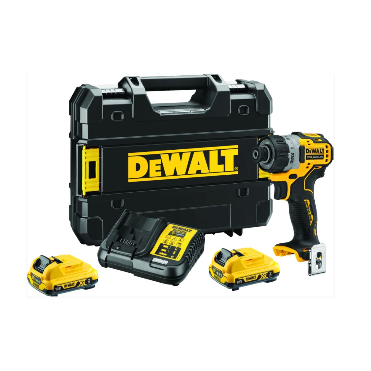 Παλμικό Κατσαβίδι Κόμπακτ 12V 2x2.0Ah DCF601D2 DEWALT 