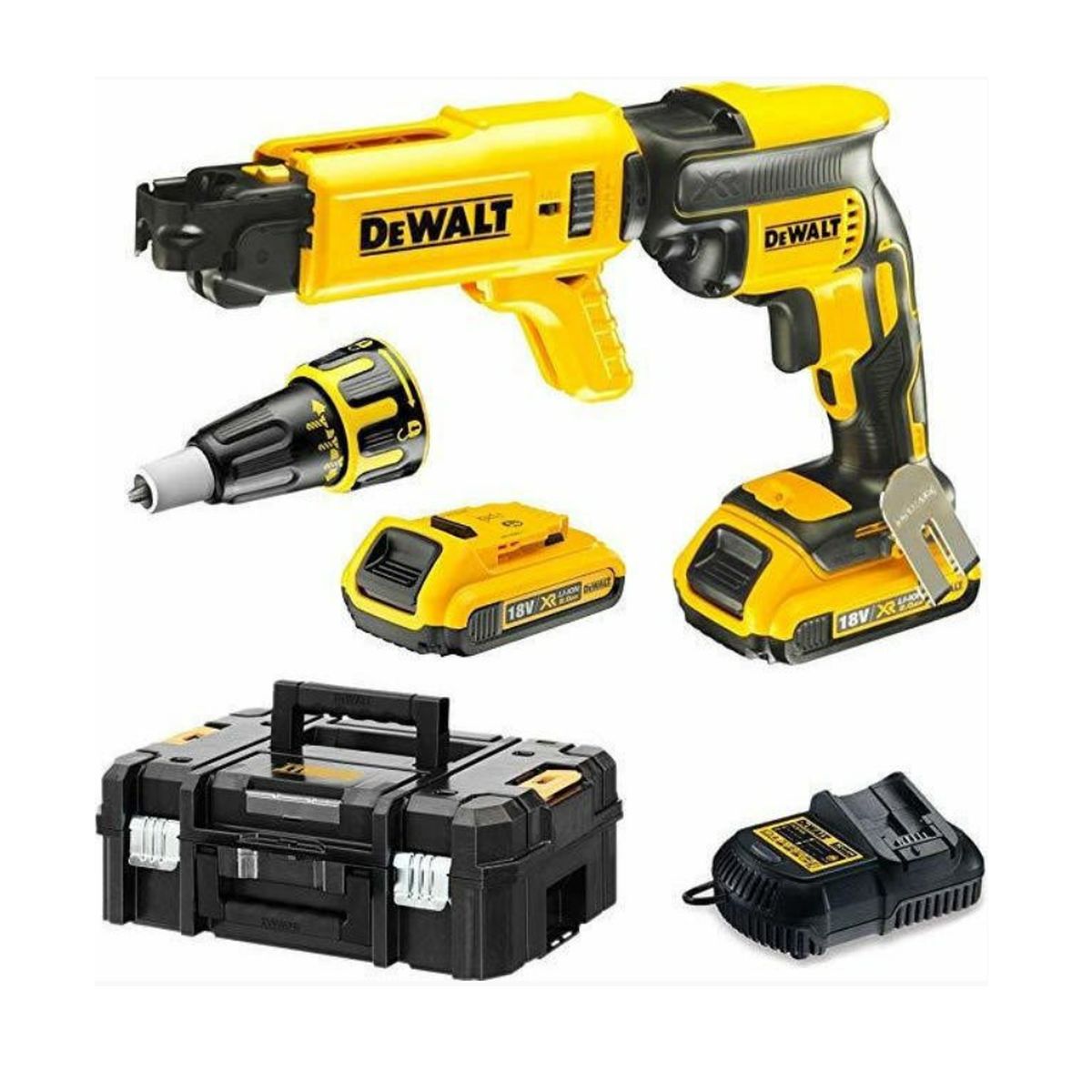 Κατσαβίδι Γυψοσανίδας Μπαταρίας 18V 2x2Ah DCF620D2K DEWALT