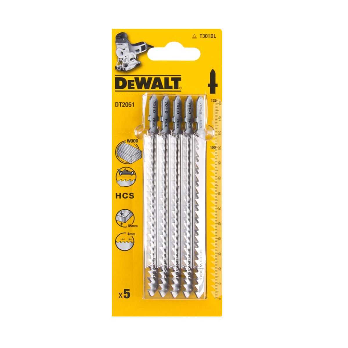 Λεπίδες κοπής Ξύλου 132 mm DT2051 DEWALT