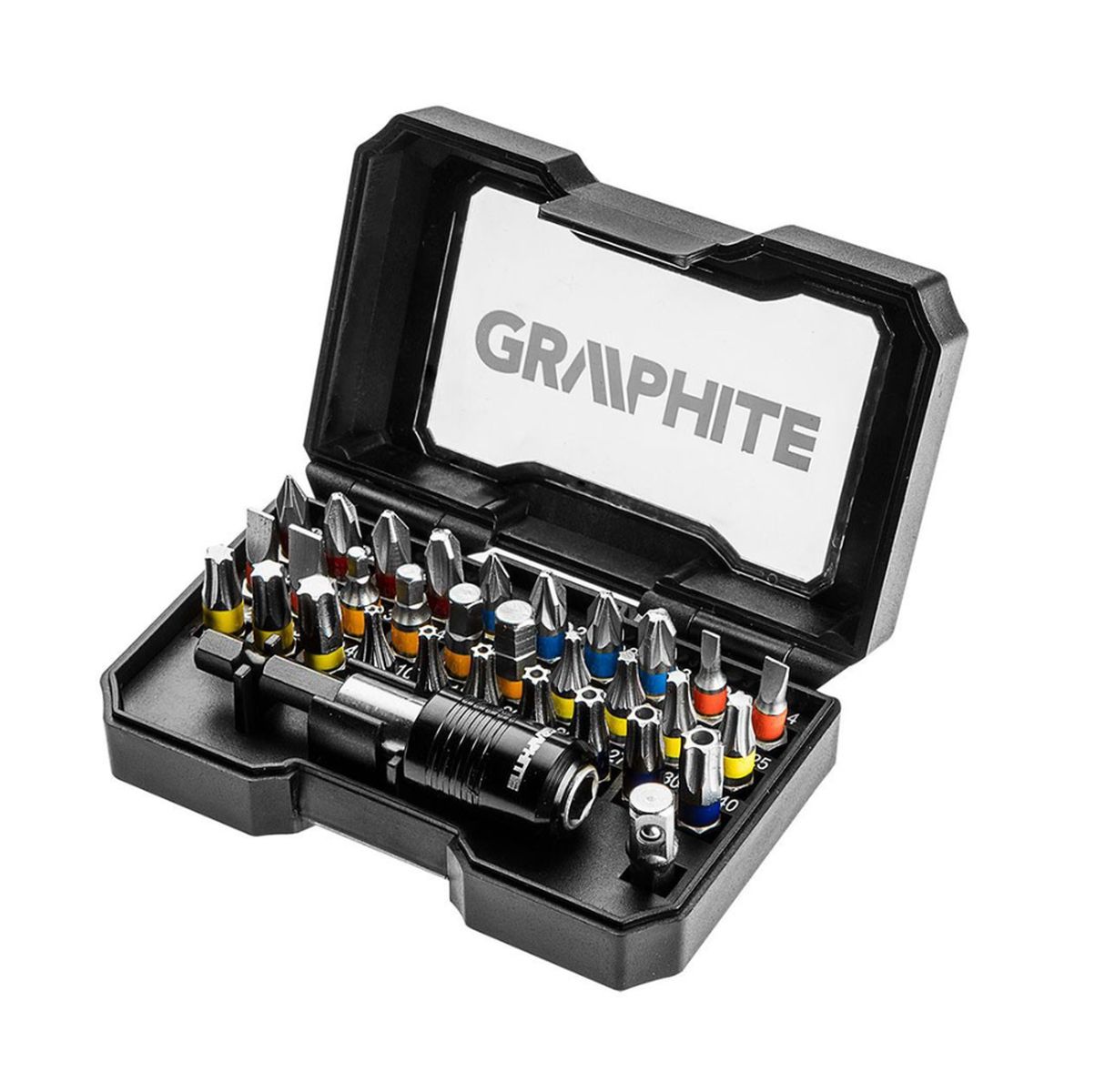 Μύτες με αντάπτορα σετ 32τμχ 56H608 GRAPHITE