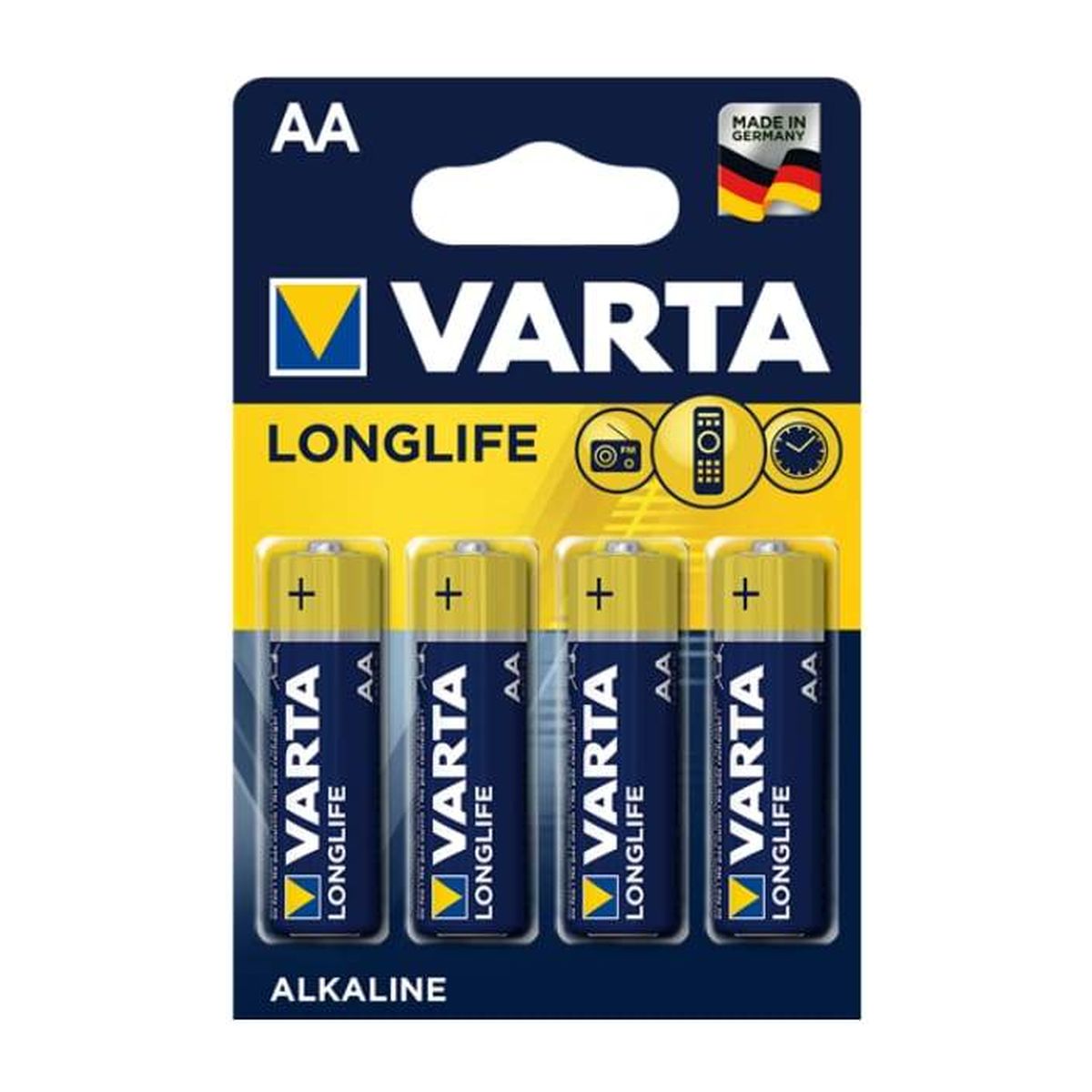 Αλκαλικές Μπαταρίες Longlife Minion ΑΑΑ LR03 1,5V 4τμχ 33385 Varta 