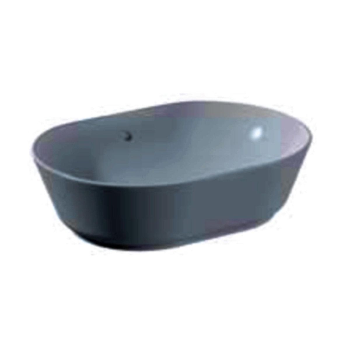 Νιπτήρας Επιτραπέζιος Geo Soft-square Bowl 54,5x40 Cm Χωρίς Υπερχείλιση Λευκός 7427B0030016 Vitra