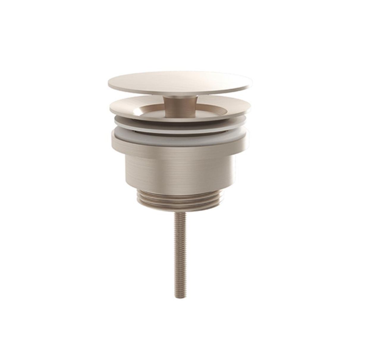 Βαλβίδα Νιπτήρoς Clic-clack Με Υπερχείλιση Brushed Nickel A4514934 Vitra