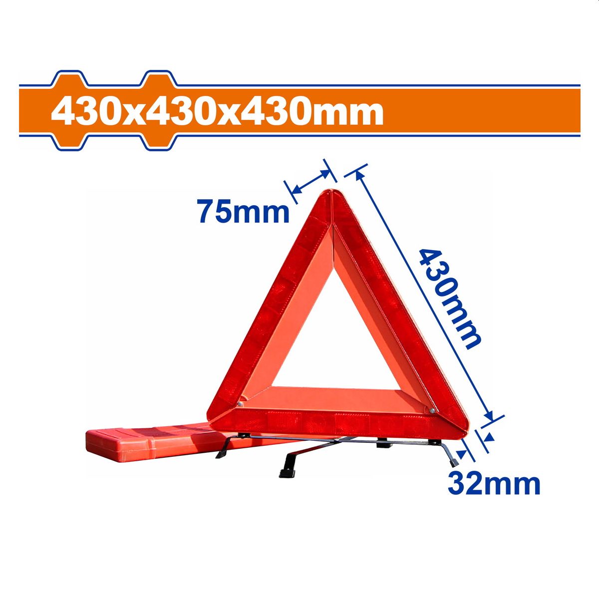 Τρίγωνο Έκτακτης Ανάγκης με Βάση 430x430x430mm WYJ3A43 Wadfow