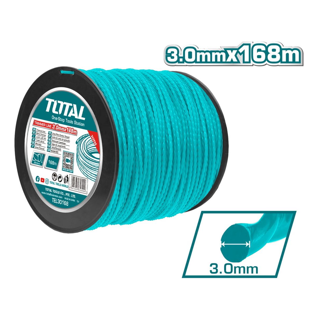 Μεσινέζα Ελικοειδής 3mm - 56m TEL3056 BAX TOOLS