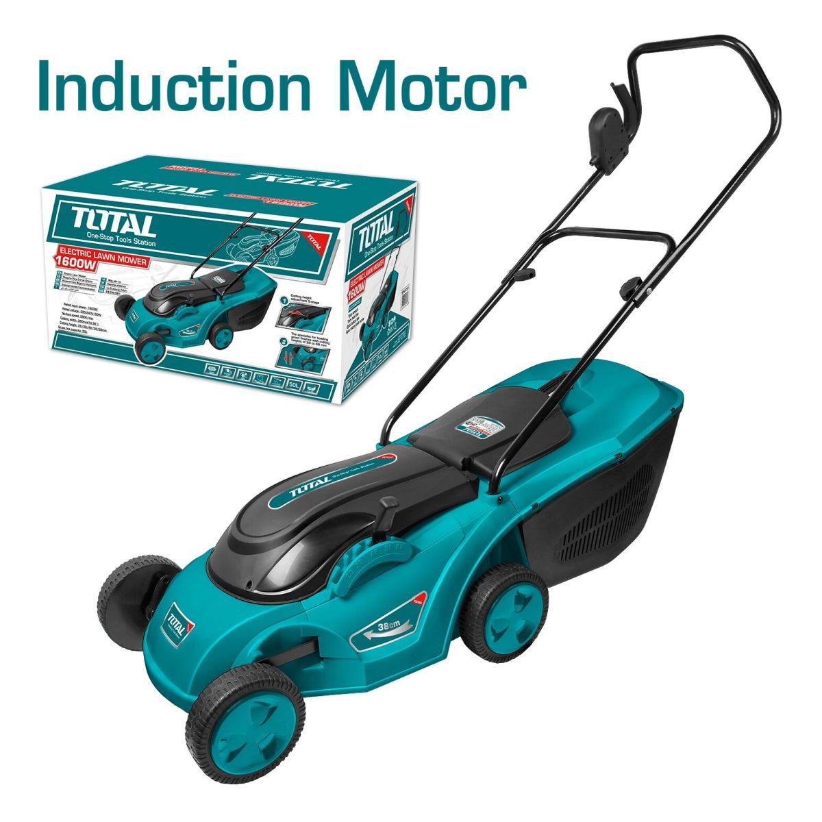 Μηχανή Γκαζόν Ηλεκτρική 1.600W Induction Motor TGT616151 BAX TOOLS