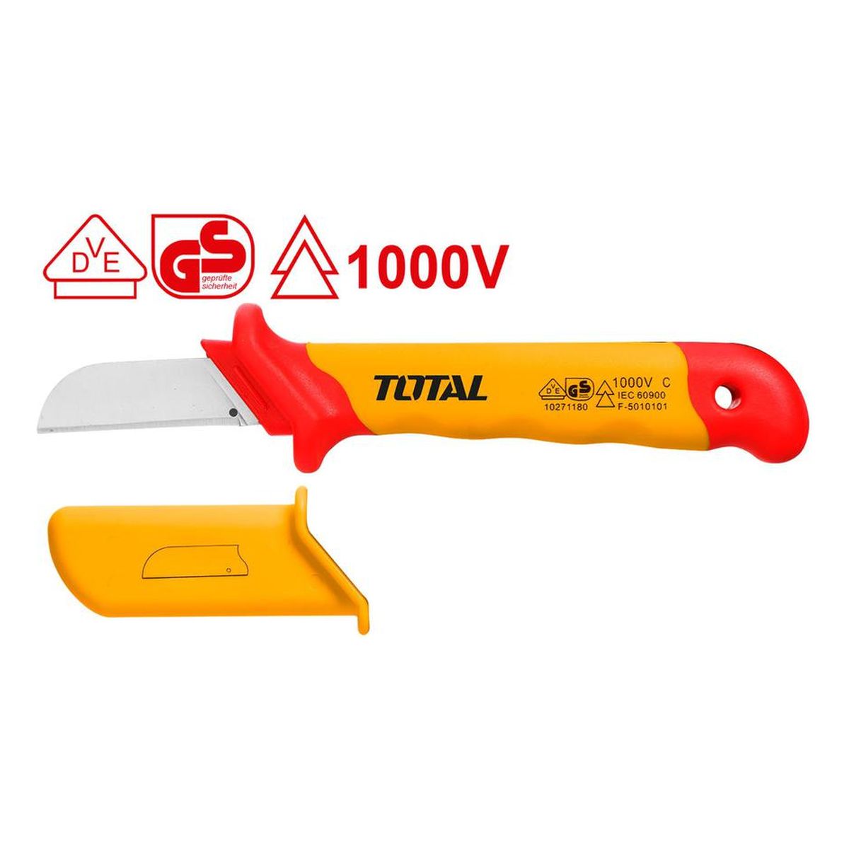 Μαχαίρι Απογύμνωσης Καλωδίων Ίσιο 180mm 1000V VDE THICK1801 TOTAL