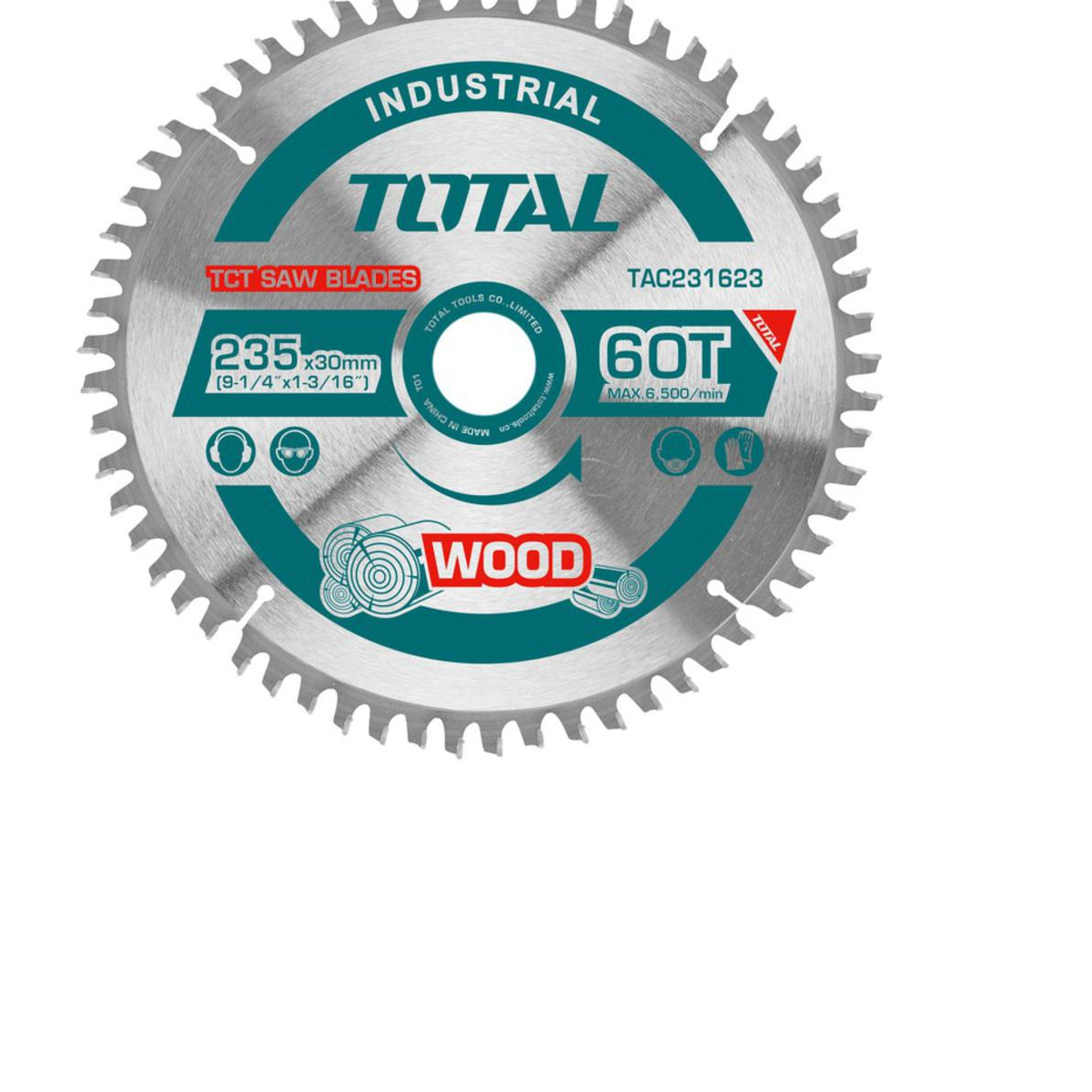 Total tct  δίσκος ξύλου Φ-235mm (TAC231623)