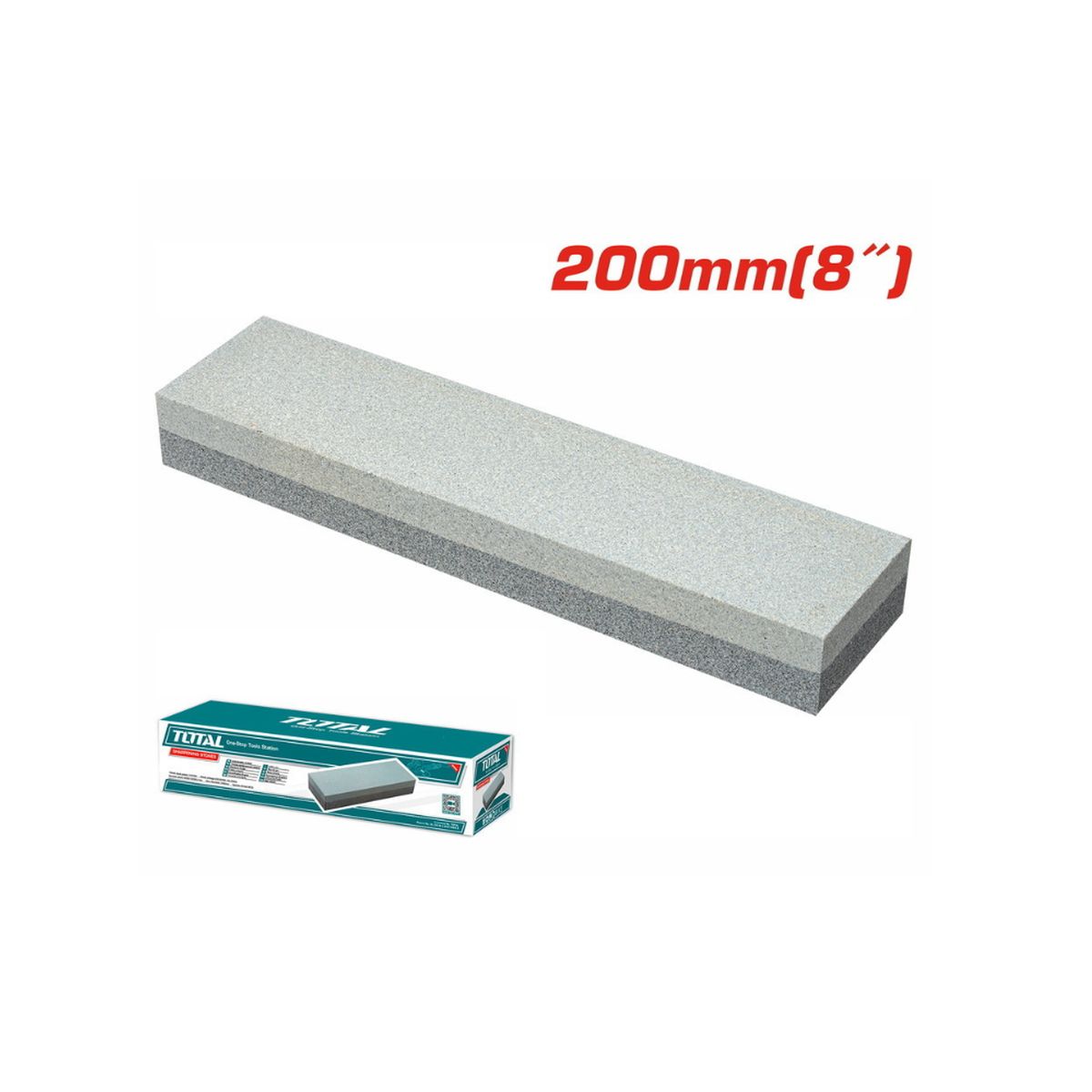 Πέτρα Ακονίσματος Διπλή 20x5x2.5cm TAC2620001 Total 