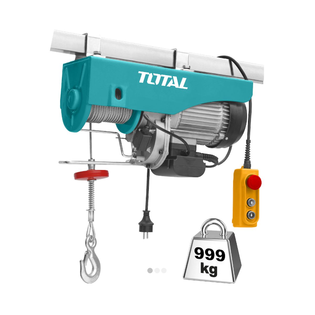 ΗΛΕΚΤΡΙΚΟ ΠΑΛΑΓΚΟ 500 / 999Kg - 18m (TLH116102) TOTAL